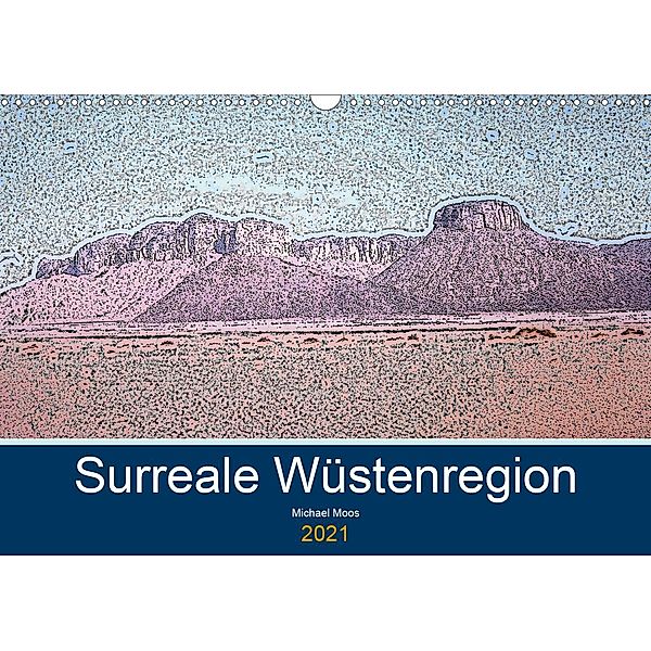 Surreale Wüstenregion (Wandkalender 2021 DIN A3 quer), Michael Moos
