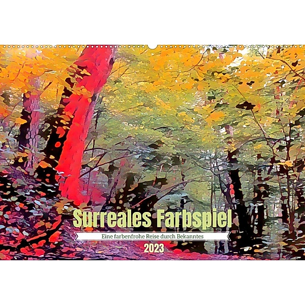 Surreales Farbspiel (Wandkalender 2023 DIN A2 quer), Ulrich Suess