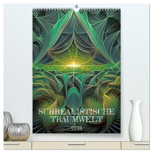 Surrealistische Traumwelt (hochwertiger Premium Wandkalender 2025 DIN A2 hoch), Kunstdruck in Hochglanz, Calvendo, Werner Braun