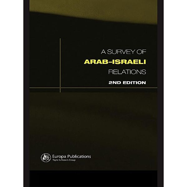 Survey of Arab-Israeli Relations, Cathy Hartley, Paul Cossali