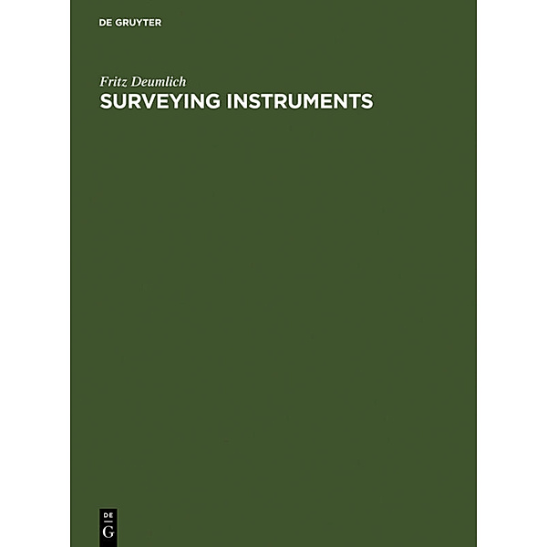 Surveying Instruments, Fritz Deumlich