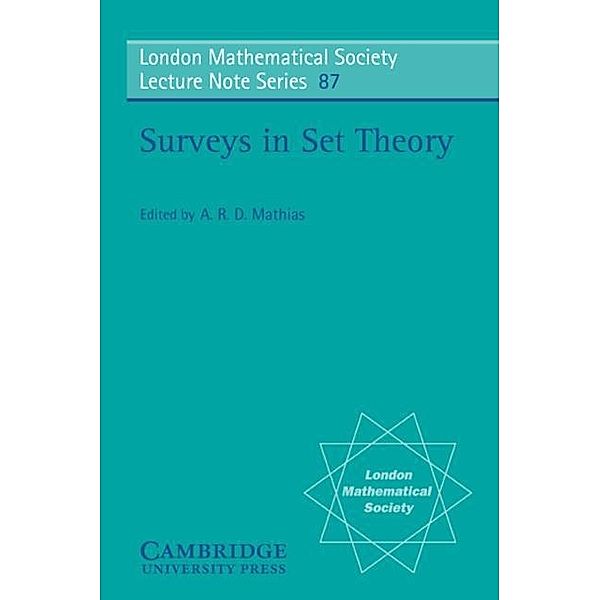 Surveys in Set Theory