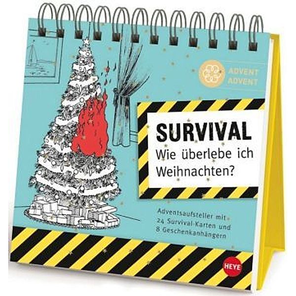 Survival Adventsaufsteller Geschenkbuch