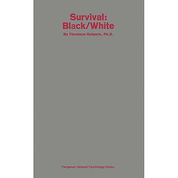 Survival: Black/White, Florence Halpern