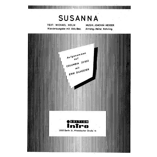 Susanna, Michael Holm, Joachim Heider