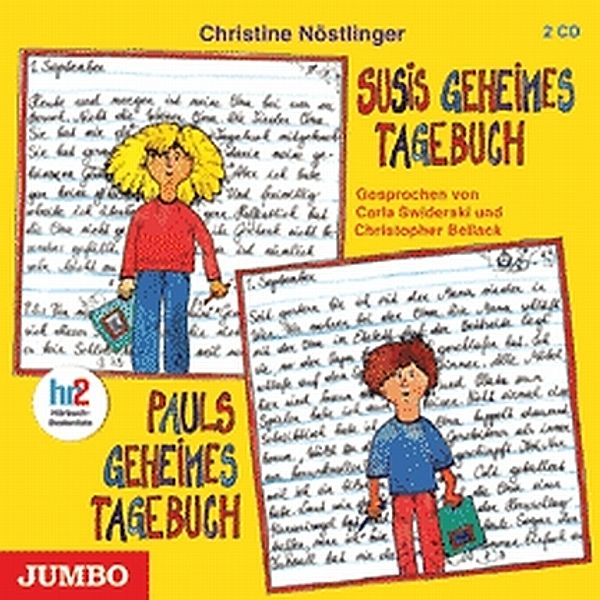 Susis geheimes Tagebuch & Pauls geheimes Tagebuch,2 Audio-CDs, Christine Nöstlinger