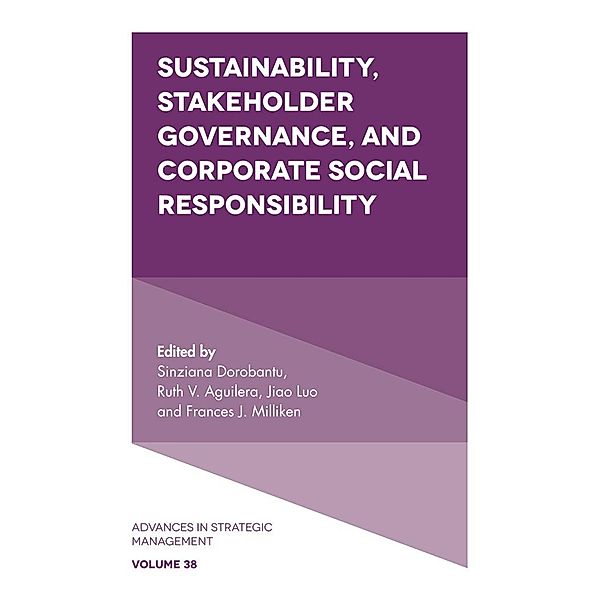 Sustainability, Stakeholder Governance, and Corporate Social Responsibility