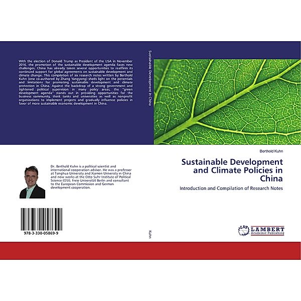 Sustainable Development and Climate Policies in China, Berthold Kuhn