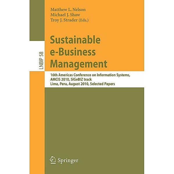 Sustainable e-Business Management