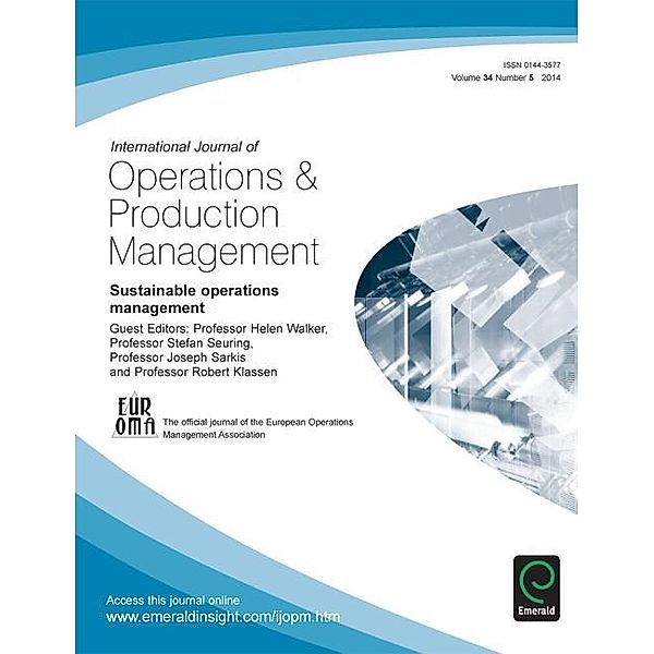 Sustainable Operations Management