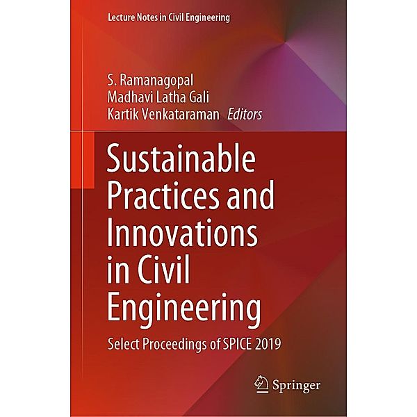 Sustainable Practices and Innovations in Civil Engineering / Lecture Notes in Civil Engineering Bd.79