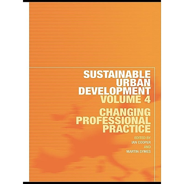 Sustainable Urban Development Volume 4