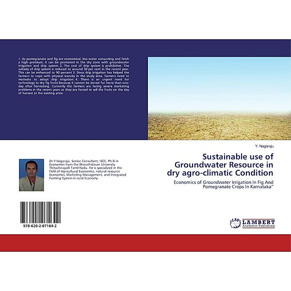 Sustainable use of Groundwater Resource in dry agro-climatic Condition, Y. Nagaraju