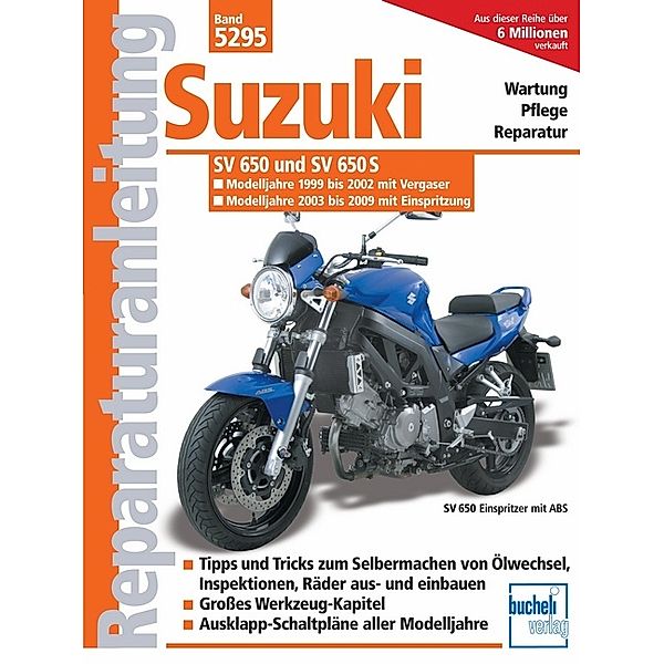 Suzuki SV 650/SV 650 S /Vergaser u. Einspritzung/ Modelljahr 1999-2008; ., F. J. Schermer