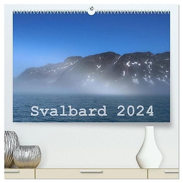 Svalbard 2024 (hochwertiger Premium Wandkalender 2024 DIN A2 quer), Kunstdruck in Hochglanz, Michael Midding