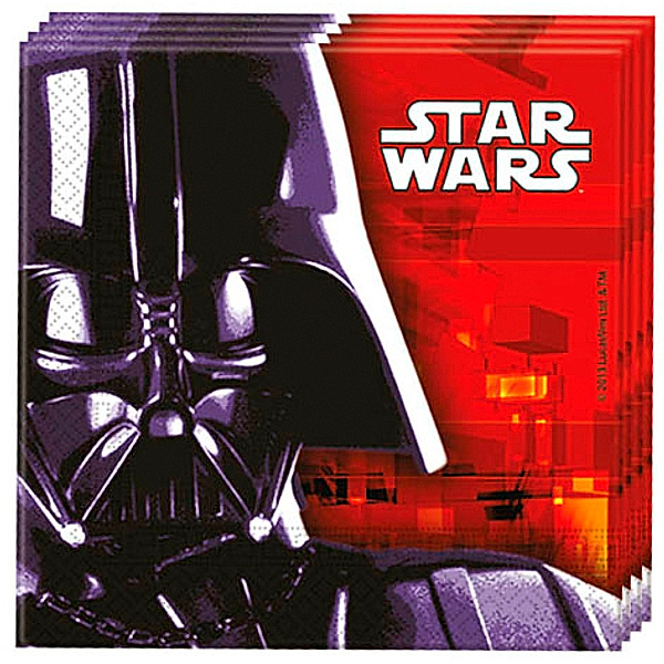 Star Wars SW Servietten Darth Vader 20 St. 33x33