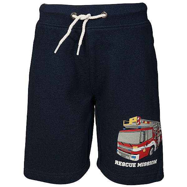 BLUE SEVEN Sweat-Bermudas FIRE SERVICE in dunkelblau