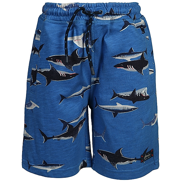 Tom Joule® Sweat-Bermudas JED - SHARKS in blau