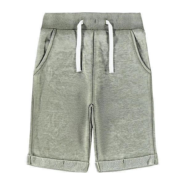 name it Sweat-Bermudas NKMFAHIM meliert in olivgrün