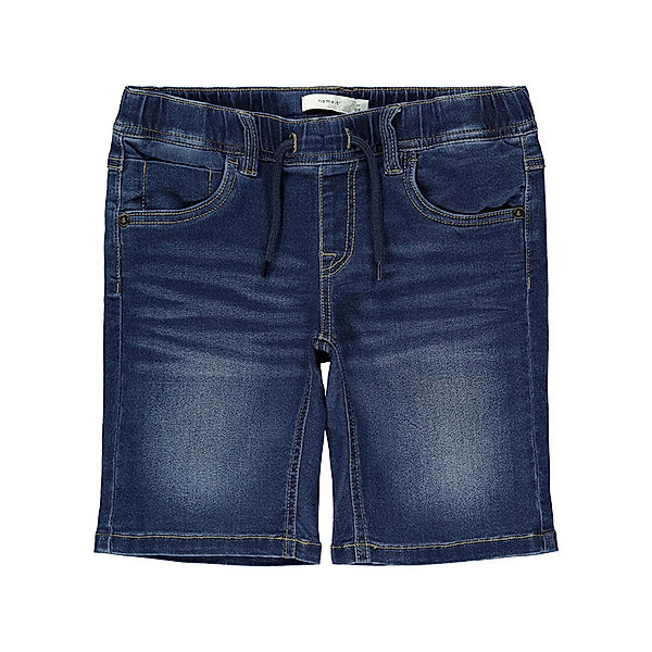 name it Sweat-Jeansshorts NKMRYAN DNMTHAYERS 3454 in dark blue denim