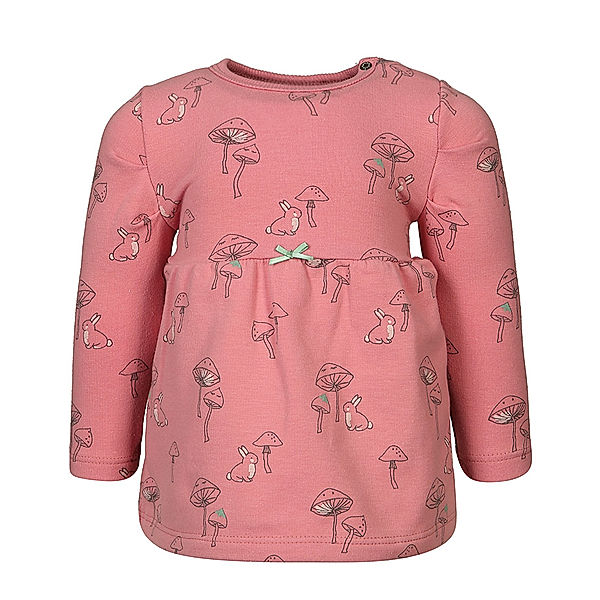 Sanetta Sweat-Langarmkleid MUSHROOMS in rose bloom