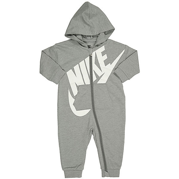 Nike Sweat-Overall ALL DAY PLAY mit Kapuze in dunkelgrau melange