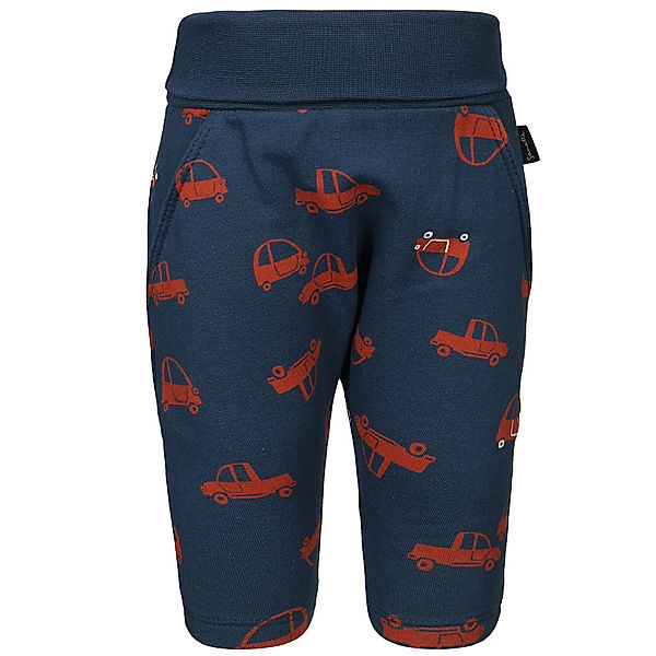 Sanetta Sweat-Schlupfhose LITTLE CARS in true navy