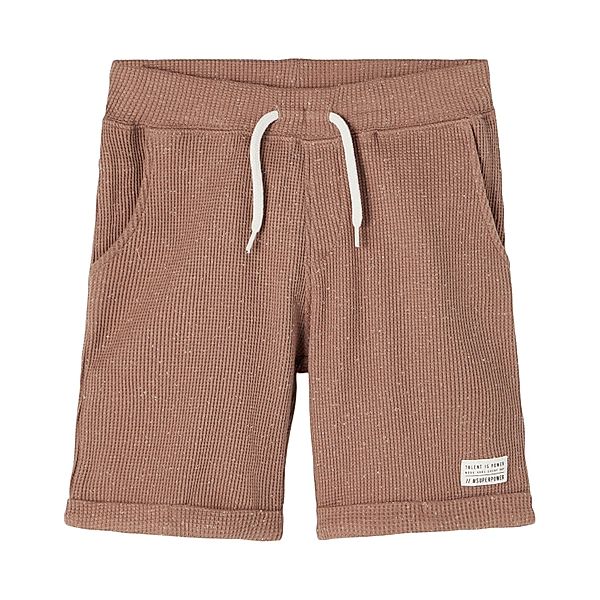 name it Sweat-Shorts NKMFADS in brown lentil