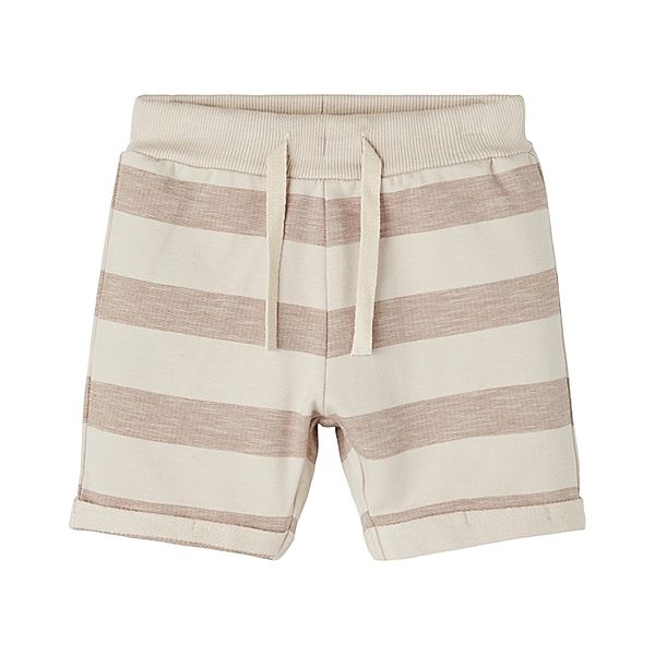 name it Sweat-Shorts NMMFIMO gestreift in oatmeal