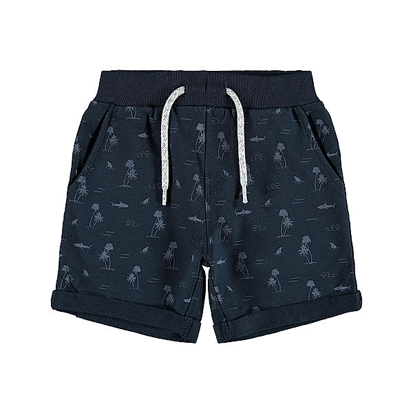 name it Sweat-Shorts NMMVERMO AOP in dark sapphire