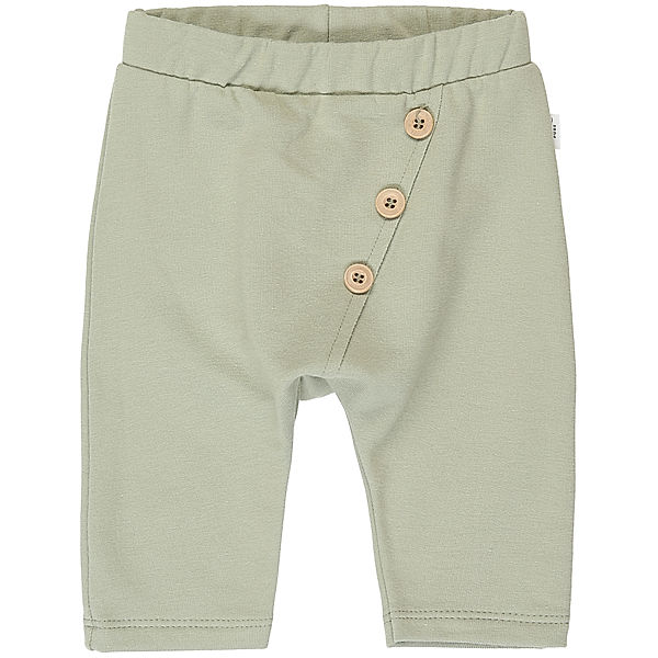 Sanetta Pure Sweathose BOUTON BABY in khaki blush