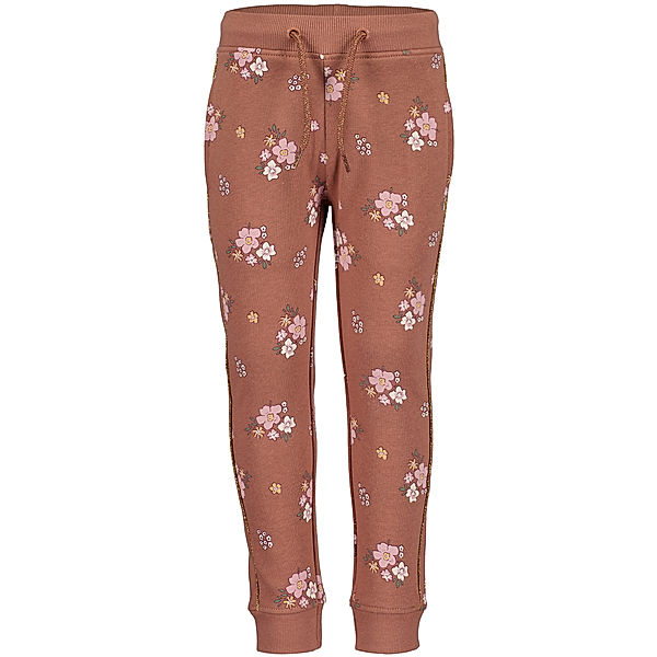 BLUE SEVEN Sweathose FLORAL in kupfer