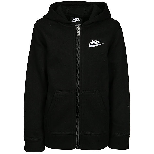 Nike Sweatjacke CLUB FLEECE FZ mit Kapuze in schwarz