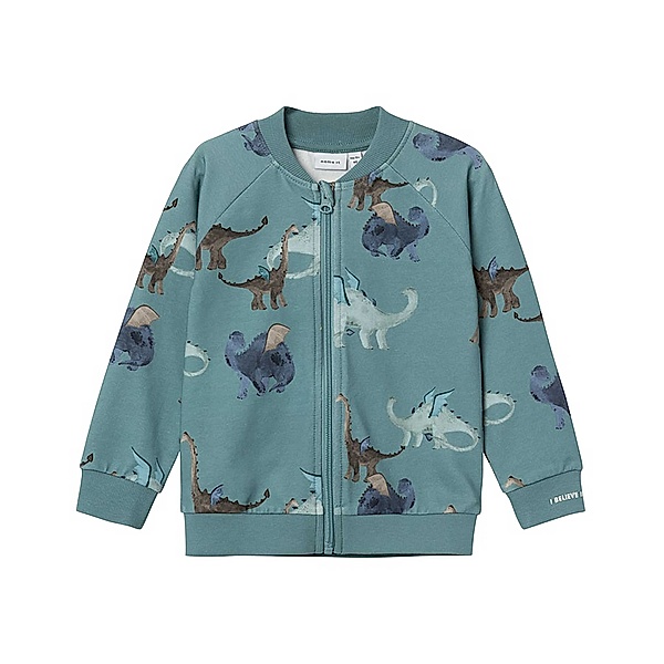 name it Sweatjacke NMMDRAGON DRAGONS in mineral blue