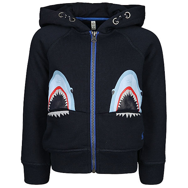 Tom Joule® Sweatjacke SETH POCKET SHARKS mit Kapuze in navy