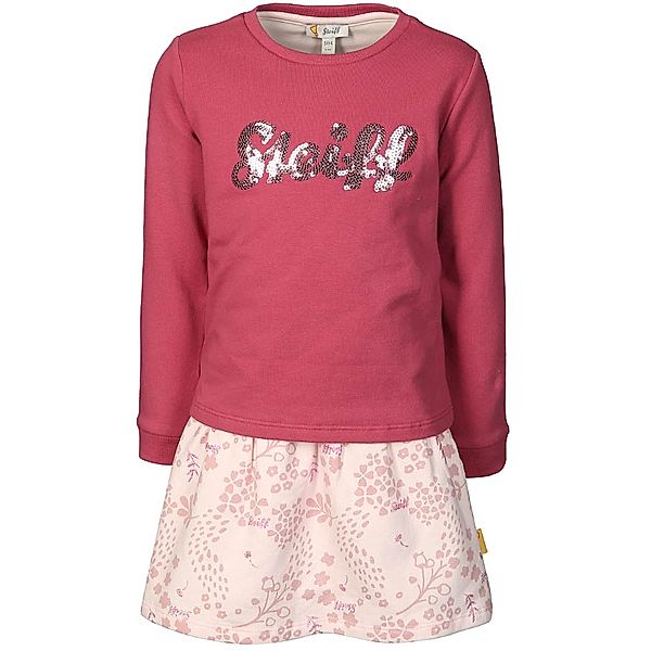 Steiff Sweatkleid FAIRYTALE MINI mit Pailletten in malaga