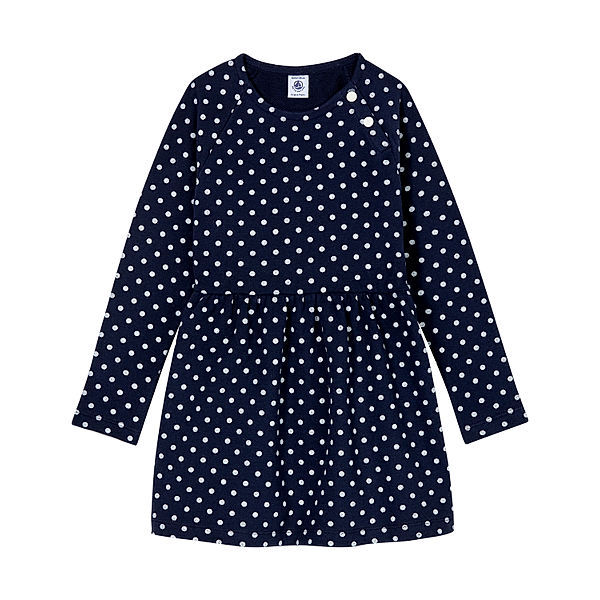 Petit Bateau Sweatkleid TIVOUTE in smoking/marshmallow