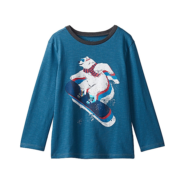Hatley Sweatshirt ARCTIC CARVING in blau