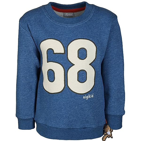 sigikid Sweatshirt BIBER 68 in blau