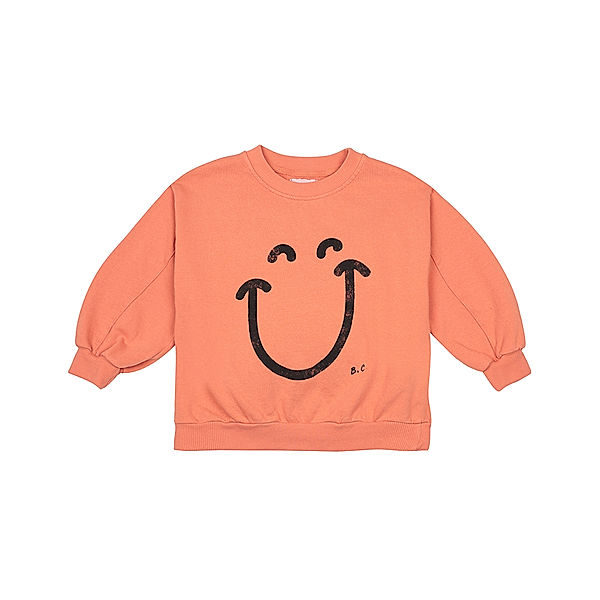 Bobo Choses Sweatshirt BIG SMILE in orange