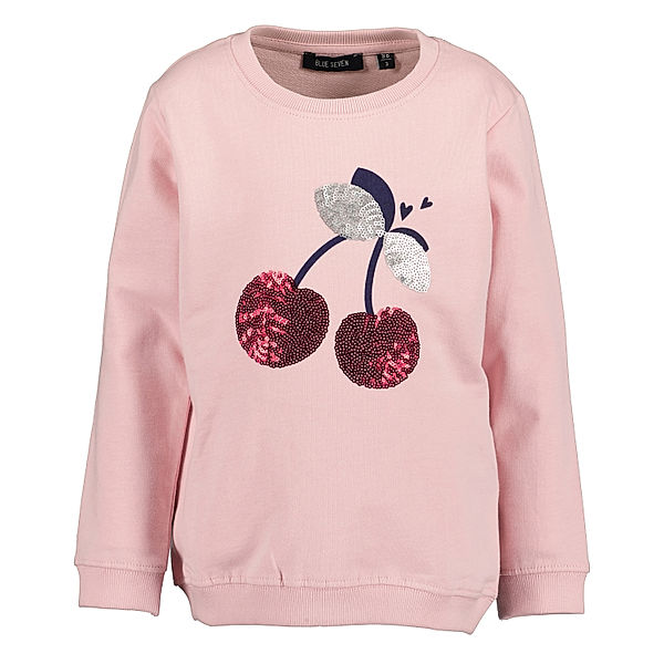 BLUE SEVEN Sweatshirt CEREZA mit Pailletten in rosa