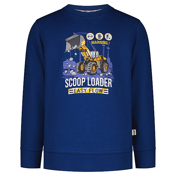 Salt & Pepper Sweatshirt CHALLENGE - BAUSTELLE in space blue