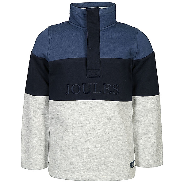 Tom Joule® Sweatshirt DALE – HALFZIP in grau/blau