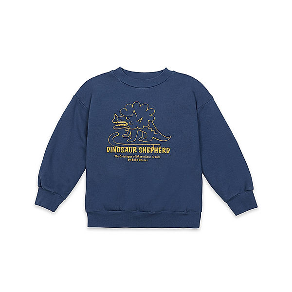 Bobo Choses Sweatshirt DINO in blau