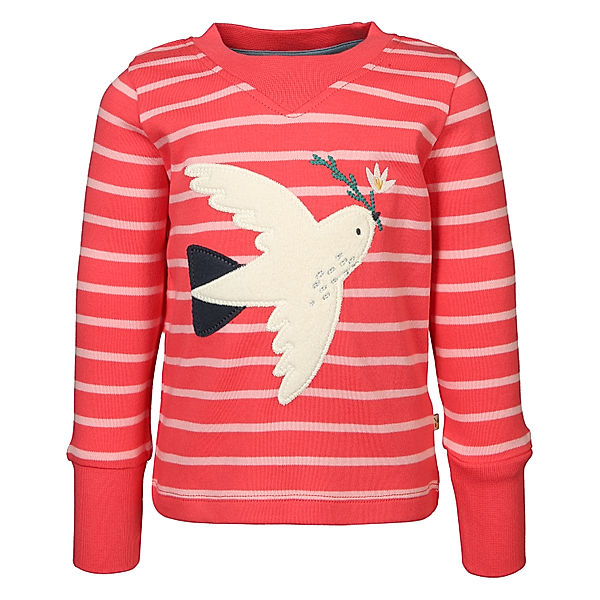 frugi Sweatshirt DOVE gestreift in rot