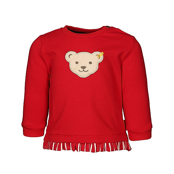 Steiff Sweatshirt FLYING AWAY BABY in tango red