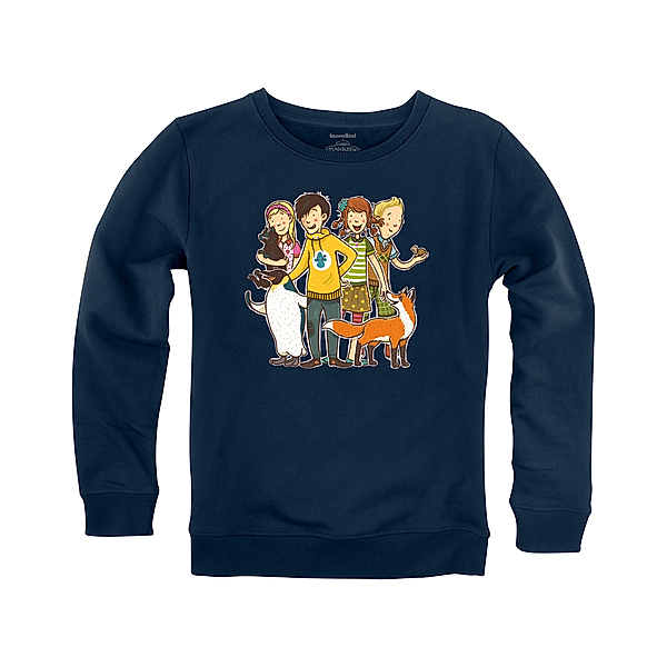 tausendkind collection Sweatshirt FREUNDE - SCHULE DER MAGISCHEN TIERE in dunkelblau
