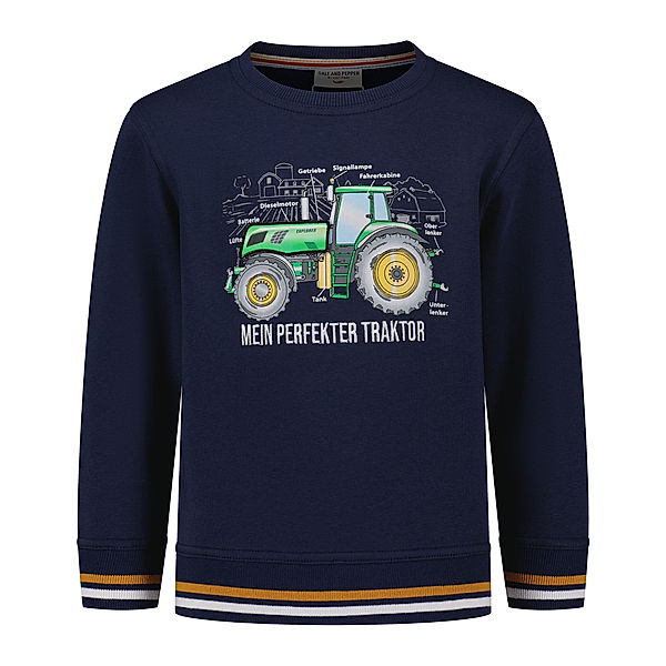 Salt & Pepper Sweatshirt FULL SPEED - TRAKTOR in true navy