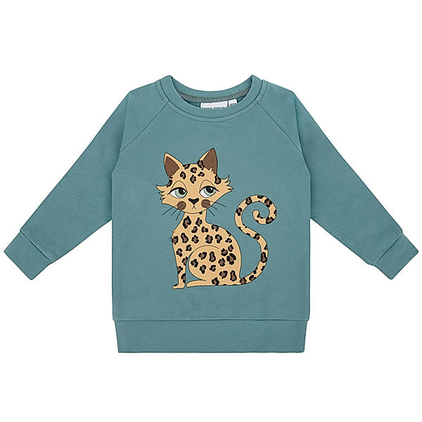 Dear Sophie Sweatshirt GEPARD AOP in green