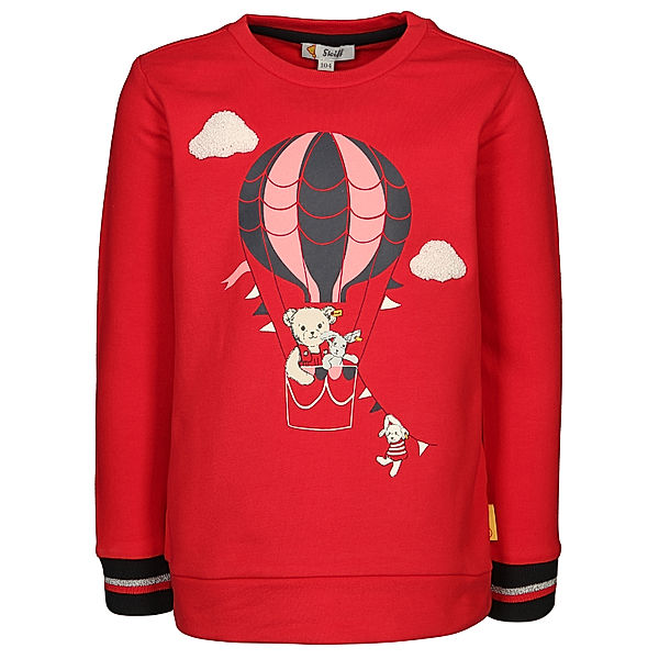 Steiff Sweatshirt HEIßLUFTBALLON in tango red